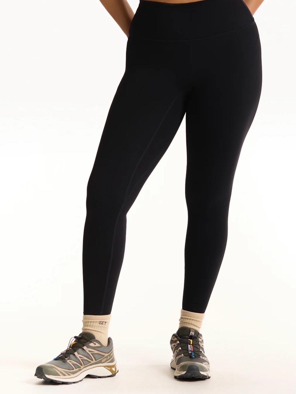 SPORTBODY SPORTY HIGH-RISE LEGGINGS - MARLIN, Size XS